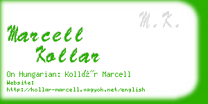 marcell kollar business card